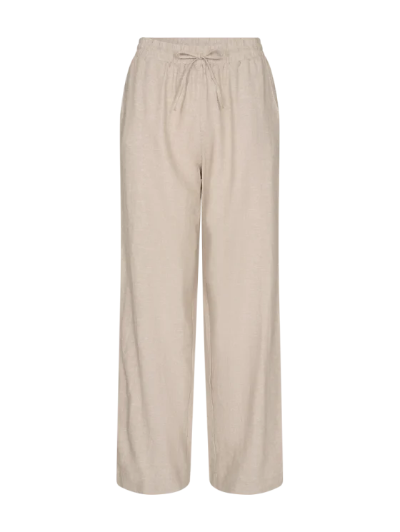 Freequent Linnen Lava Broek sand melange - Afbeelding 3
