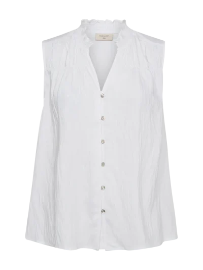 Freequent Ally Blouse brilliant white