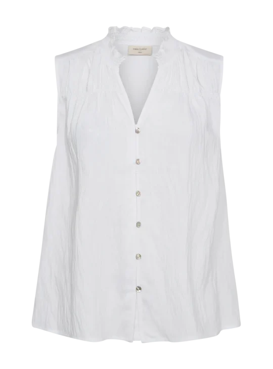 Freequent Ally Blouse brilliant white