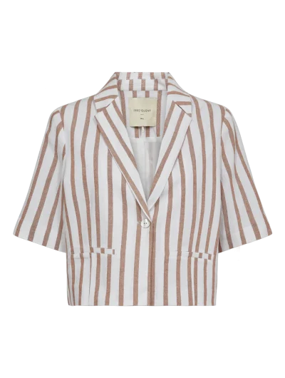 Freequent Lavisco Jacket brilliant white w. burro