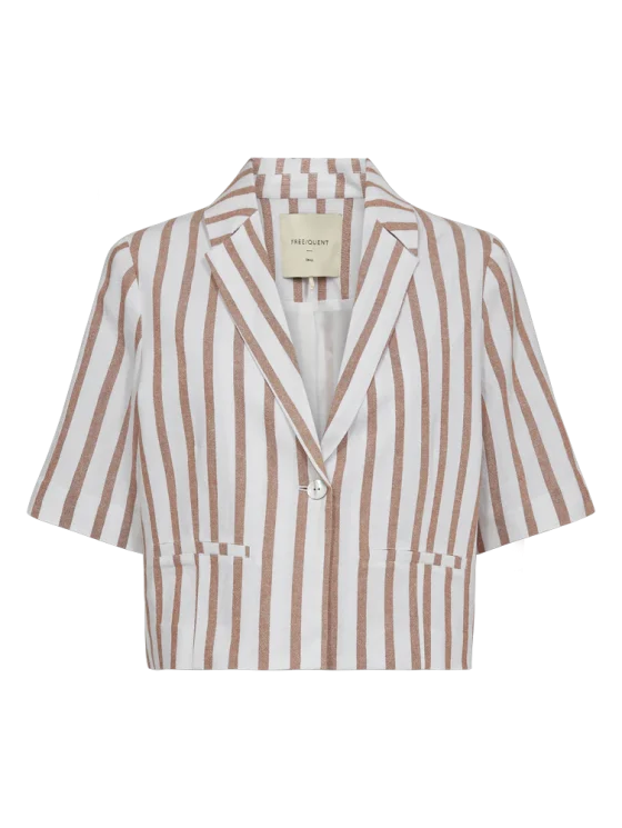 Freequent Lavisco Jacket brilliant white w. burro
