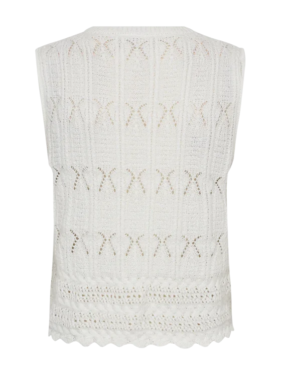 Freequent Fraya Gilet brilliant white - Afbeelding 7