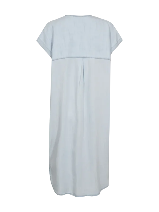 Freequent Renna Jurk light blue denim - Afbeelding 3
