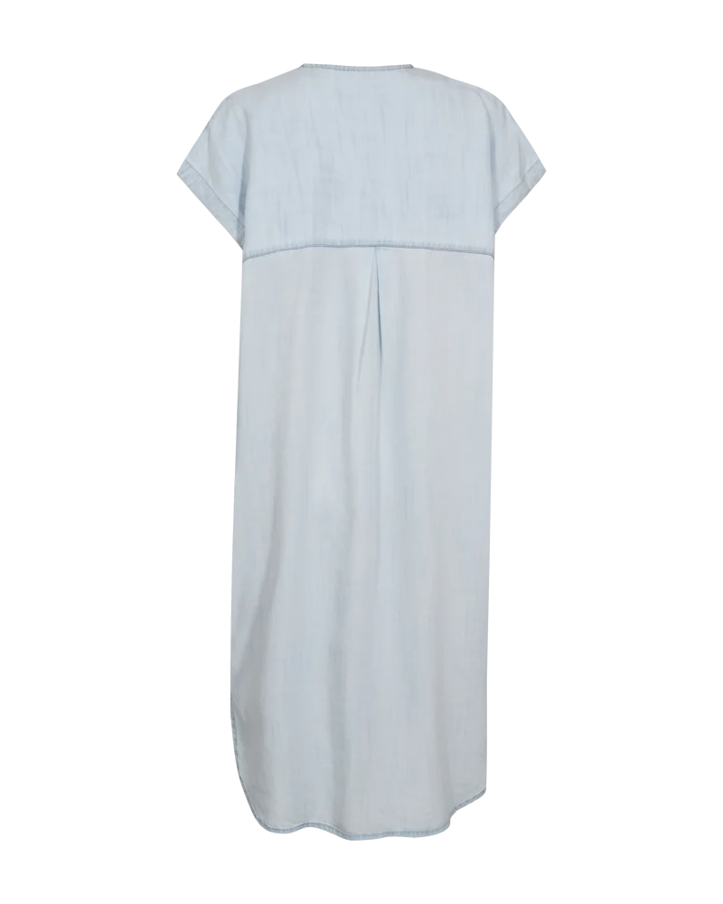 Freequent Renna Jurk light blue denim - Afbeelding 6