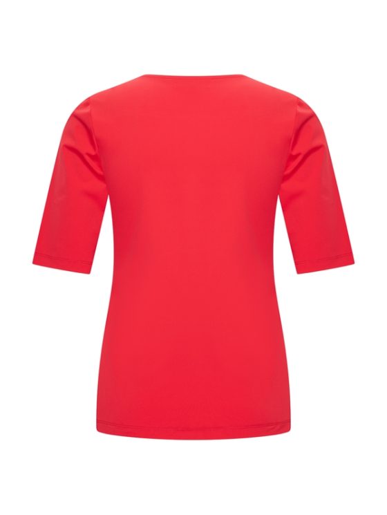 Mi Piace Travelstof Top Vierkante Hals rood 202609 - Afbeelding 4