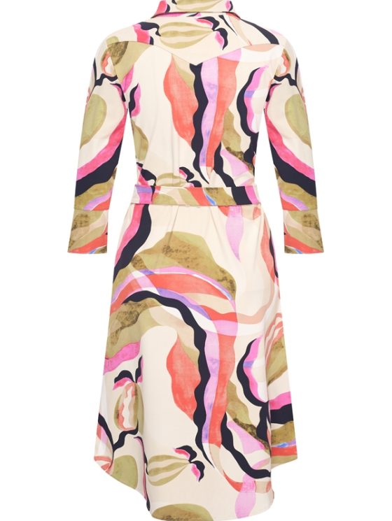 Mi Piace Travelstof Jurk multicolour picasso print 202092 - Afbeelding 6