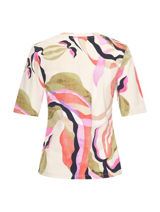 Mi Piace Travelstof Top V-Hals multicolour picasso print 202271 - Afbeelding 4