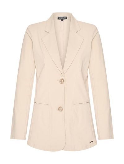 Mi Piace Halflange Travelstof Blazer 202102 beige