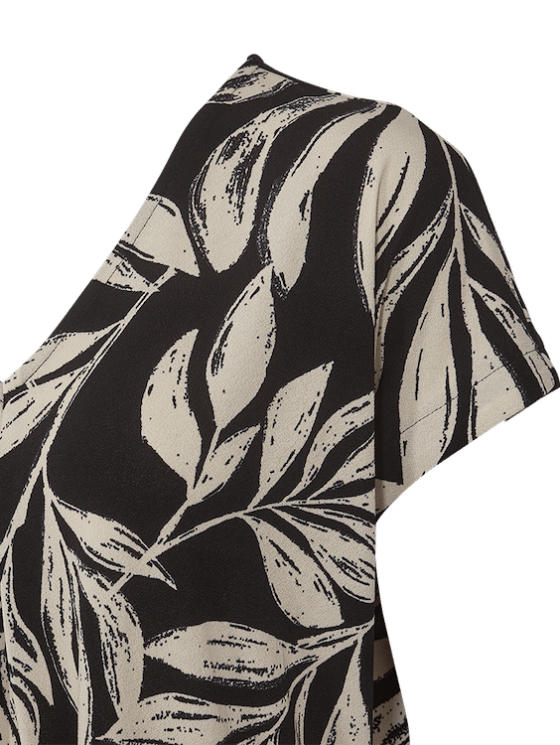 Freequent Floi Jurk black w. moonbeam - Afbeelding 3