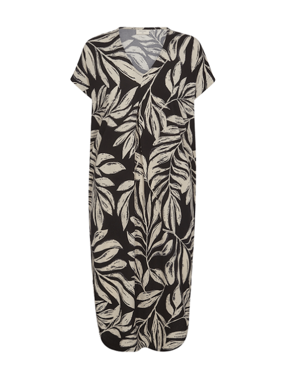 Freequent Floi Jurk black w. moonbeam
