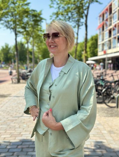 Mi Piace Linnen Blouse 2020085 lilypad