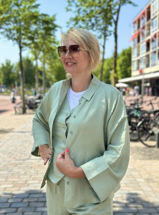 Mi Piace Linnen Blouse 2020085 lilypad