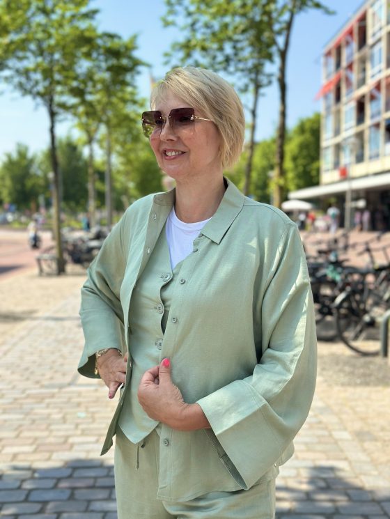 Mi Piace Linnen Blouse 2020085 lilypad