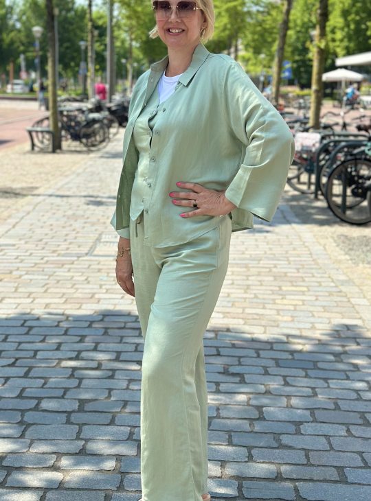 Mi Piace Linnen Broek 2020084 lilypad