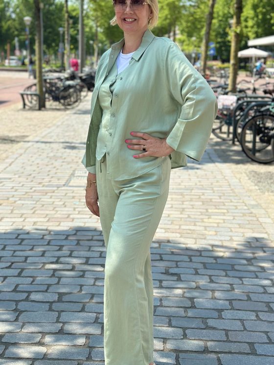 Mi Piace Linnen Broek 2020084 lilypad