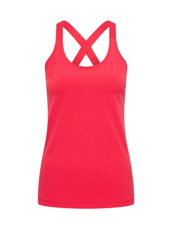 Mi Piace Travelstof Top Cross Band rood 202531