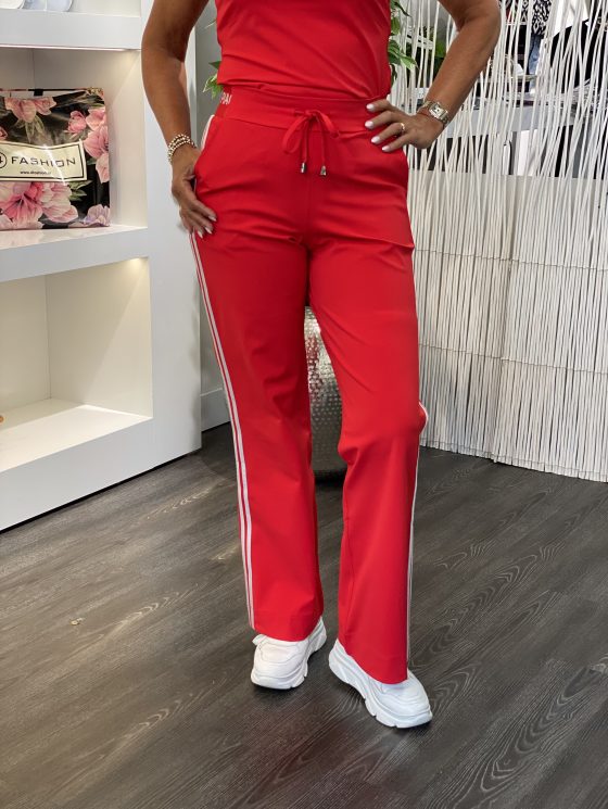Mi Piace Travelbroek Binding rood offwhite 202617 - Afbeelding 3