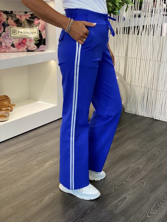 Mi Piace Travelbroek Binding cobalt blauw offwhite 202617 - Afbeelding 3
