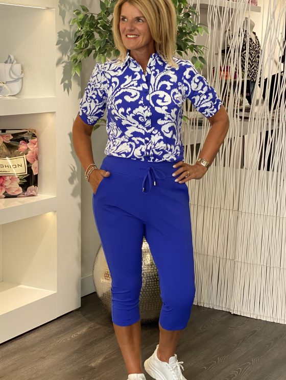 Mi PiaceTravelbroek Capri cobalt 202082 - Afbeelding 2