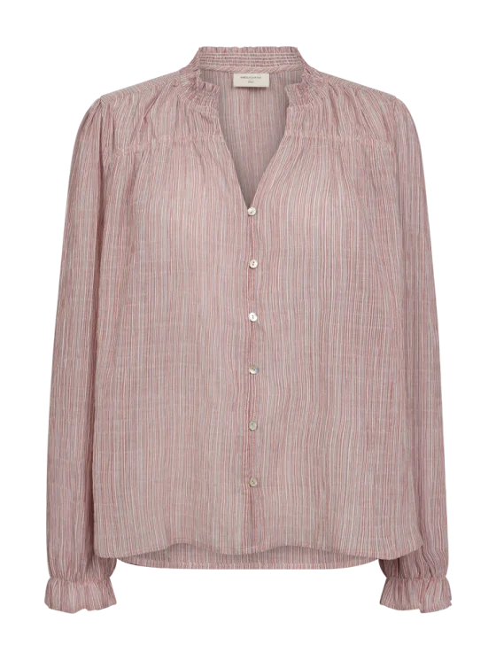 Freequent Helly Blouse moonbeam w. baked apple - Afbeelding 3
