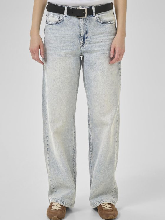 My Essential Wardrobe Jeans Louis 139 High Wide Broek L34 light blue wash - Afbeelding 4