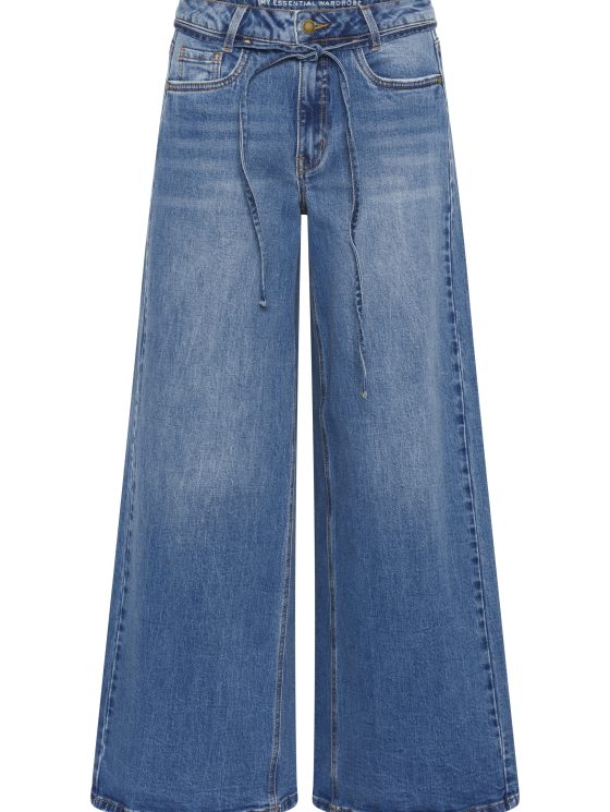 My Essential Wardrobe Jeans Karo 144 Mid X-Wide Broek L34 medium blue wash - Afbeelding 4