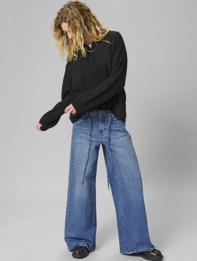 My Essential Wardrobe Jeans Karo 144 Mid X-Wide Broek L34 medium blue wash