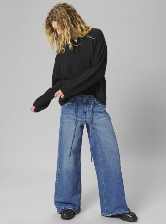My Essential Wardrobe Jeans Karo 144 Mid X-Wide Broek L34 medium blue wash