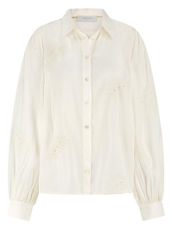 Nukus Milanova Blouse off white - Afbeelding 6