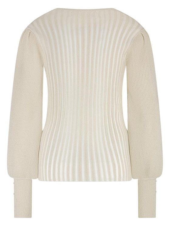 Nukus Mulberry Pullover Lurex off white - Afbeelding 7