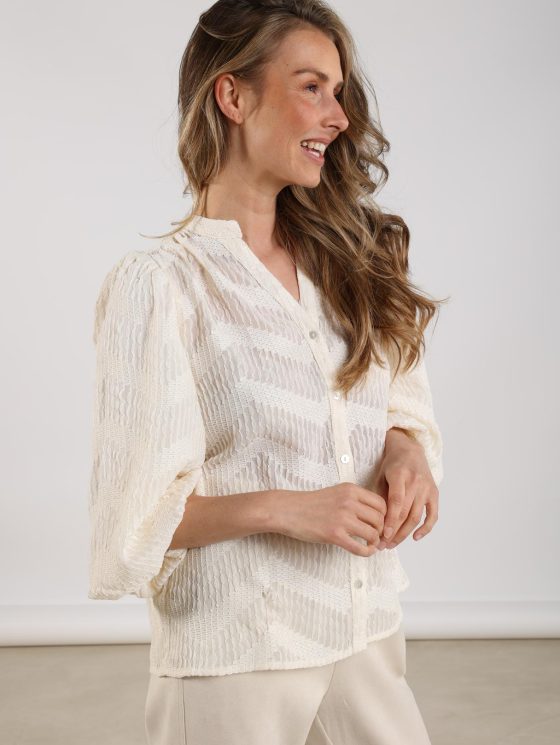 Nukus Rosie Blouse offwhite - Afbeelding 3
