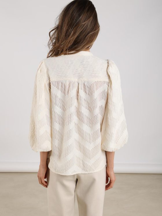 Nukus Rosie Blouse offwhite - Afbeelding 4