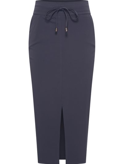 Mi Piace Travelstof Halflange Rok donkerblauw 202424