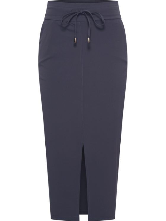 Mi Piace Travelstof Halflange Rok donkerblauw 202424