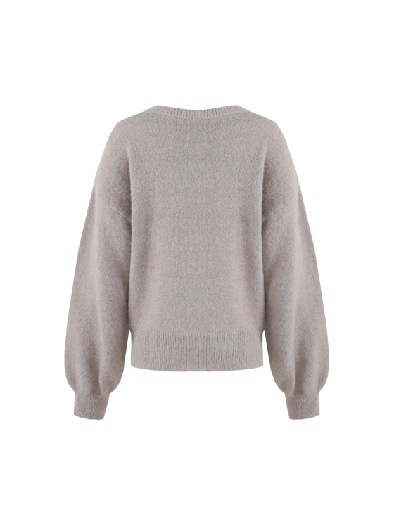 G-maxx Kareena Knit Pullover moon rock - Afbeelding 3