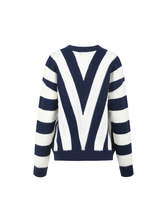 G-maxx Rekha Knit Pullover eclipse/offwhite - Afbeelding 4