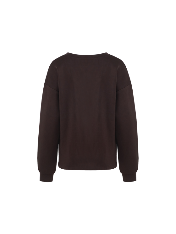 G-maxx Salma Sweater dark chocolate - Afbeelding 5