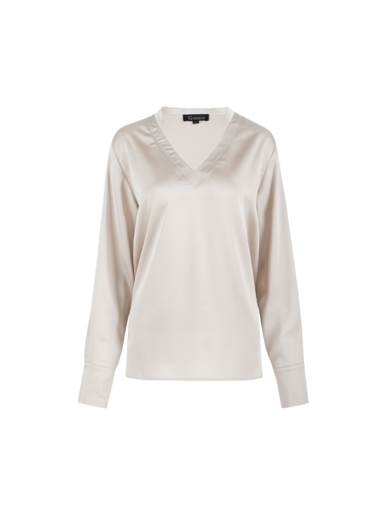 G-maxx Sigourney Top wood ash - Afbeelding 4