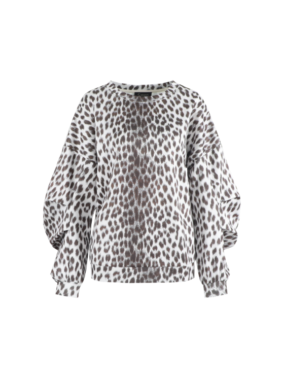 G-maxx Brittany Longsleeve Sweater sand/olive green - Afbeelding 4