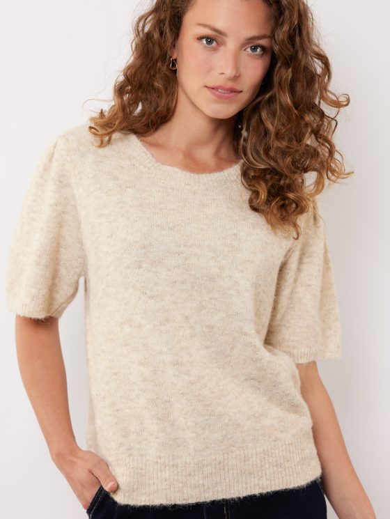 G-maxx Octavia Knit Top wood ash - Afbeelding 2