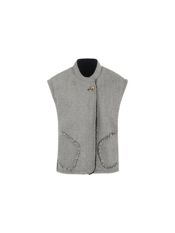 G-maxx Kamala Gilet black/olive green - Afbeelding 8