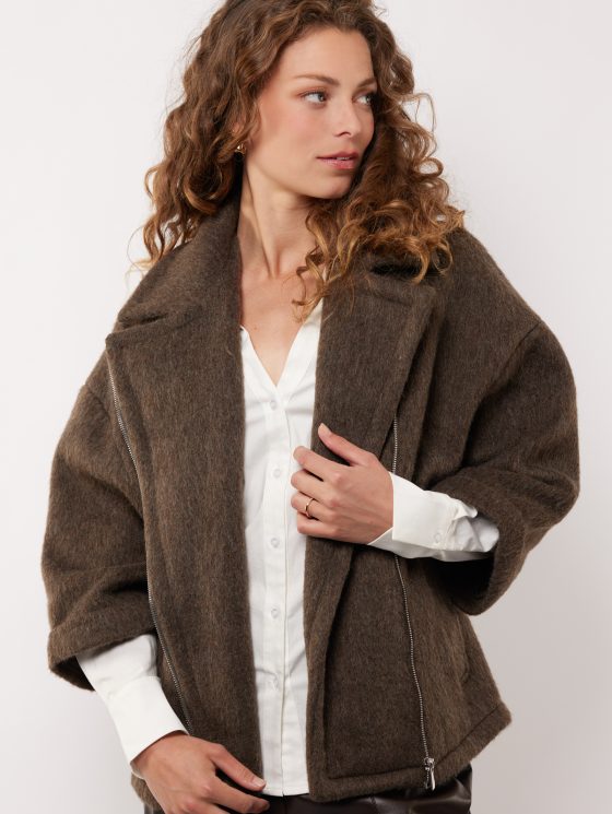 G-maxx Martina Jacket dark chocolate - Afbeelding 2