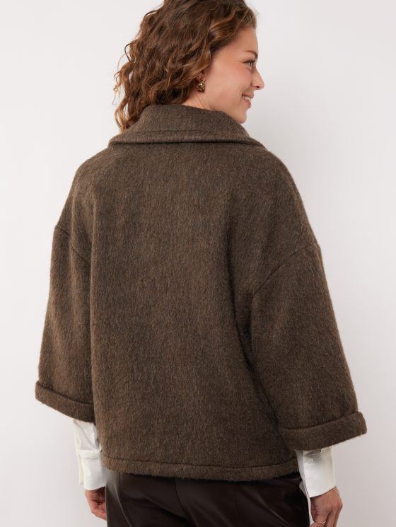 G-maxx Martina Jacket dark chocolate - Afbeelding 3