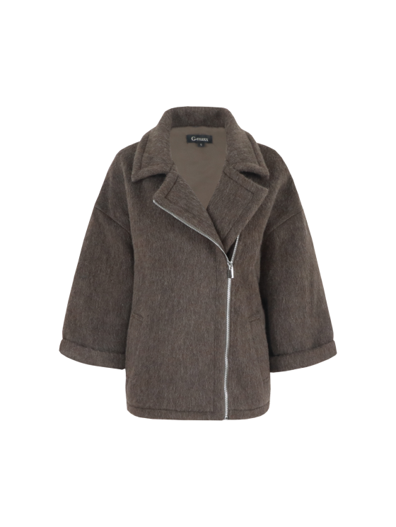 G-maxx Martina Jacket dark chocolate - Afbeelding 5