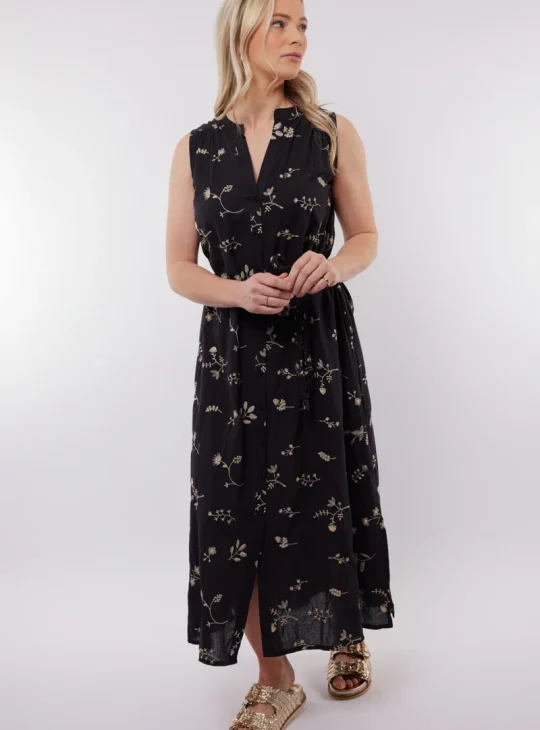 C&S Sorrento Jurk zwart