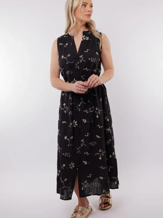C&S Sorrento Jurk zwart