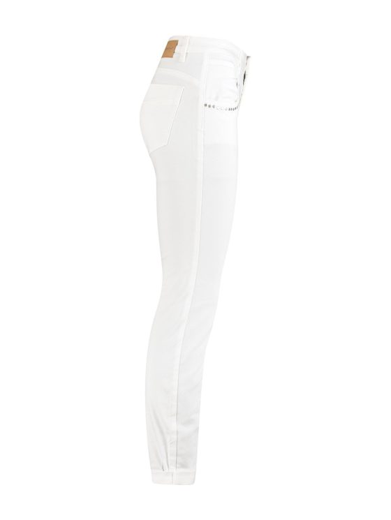 Red Button Sienna Color & Rivets Broek white - Afbeelding 3