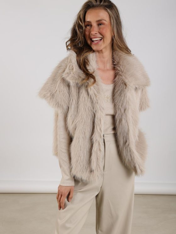 Nukus Loua Gilet zand
