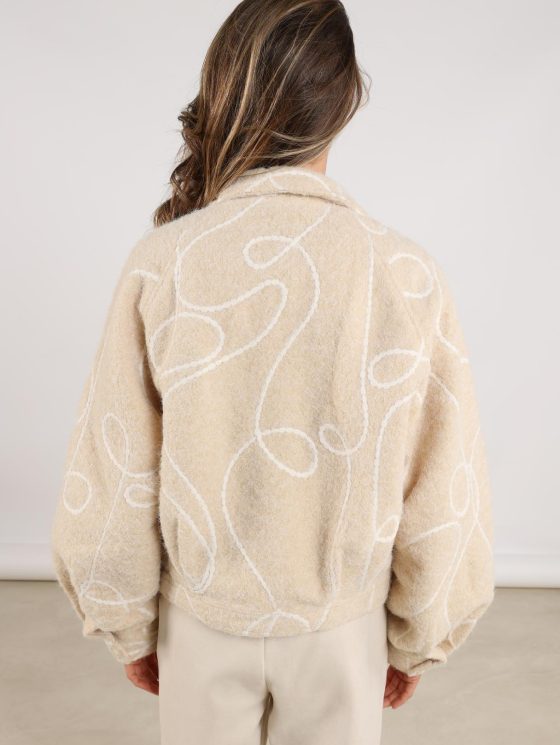 Nukus Milou Jacket zand - Afbeelding 4