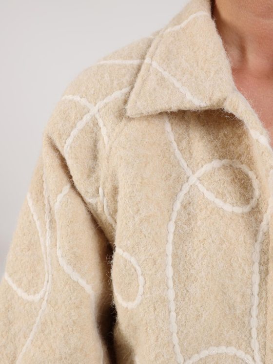 Nukus Milou Jacket zand - Afbeelding 5